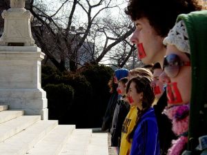 A Pro-Life Demonstration at the Supreme Court. Courtesy Wikimedia Commons.